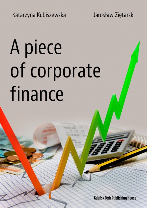 Szczegóły książki A piece of corporate finance